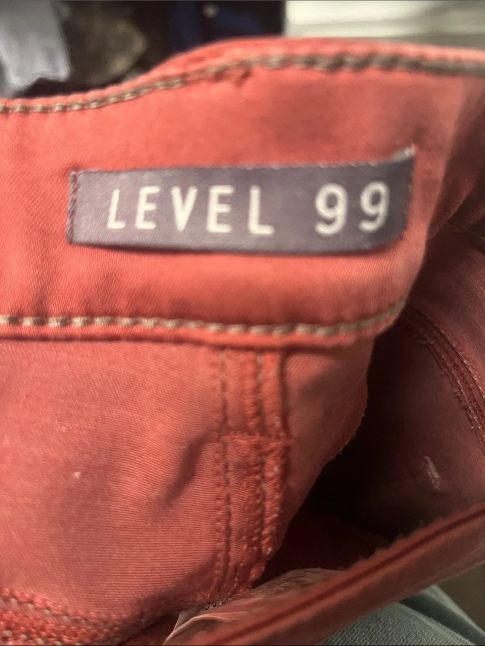 Level 99 Skinny Jeans in Rust